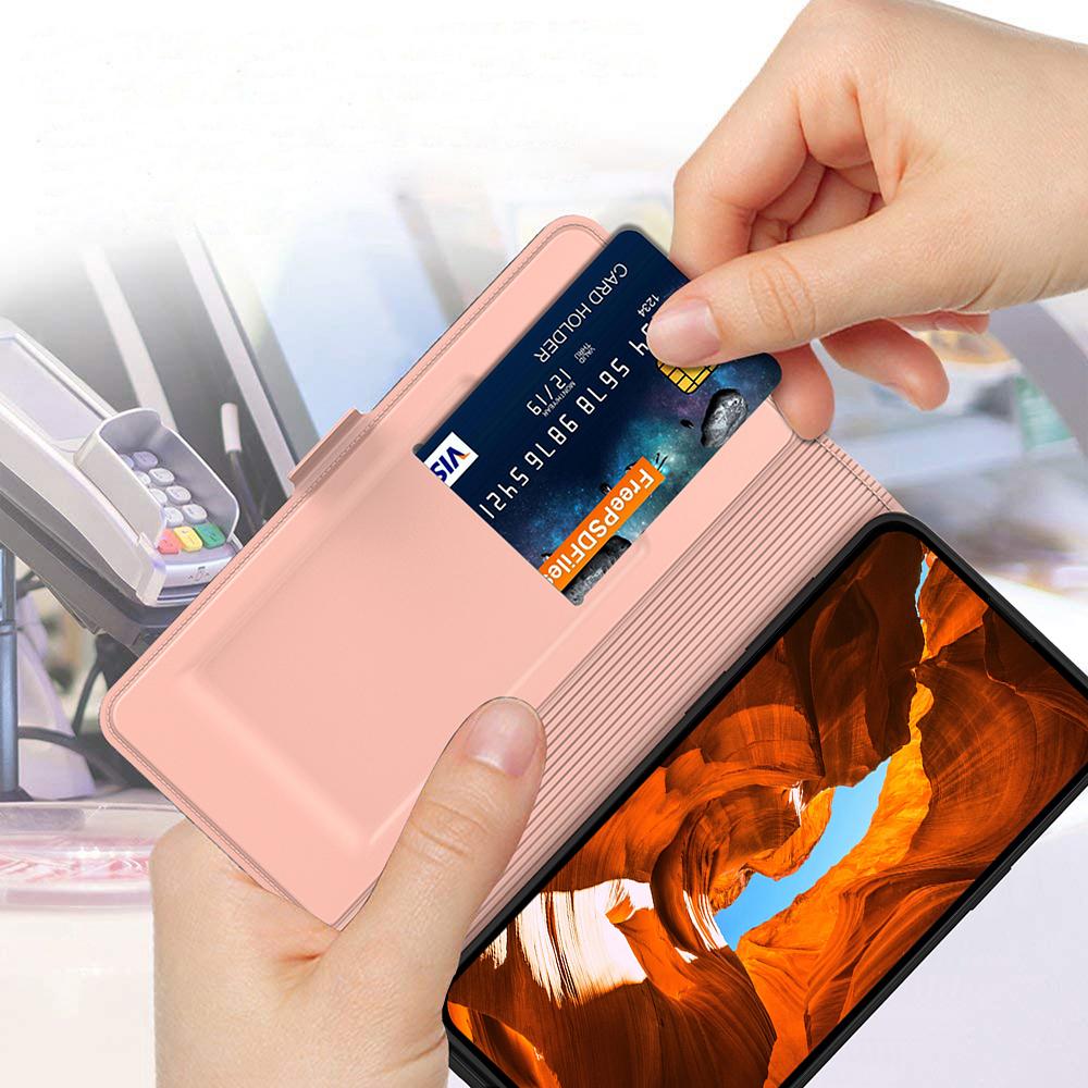Etui Na Telefon Do Oppo Reno15 5G (Światowy) / Reno15c 5G (Chiny) Odporna na wstrząsy wewnętrzna powłoka z TPU Skórzane etui na telefon Slot na karty