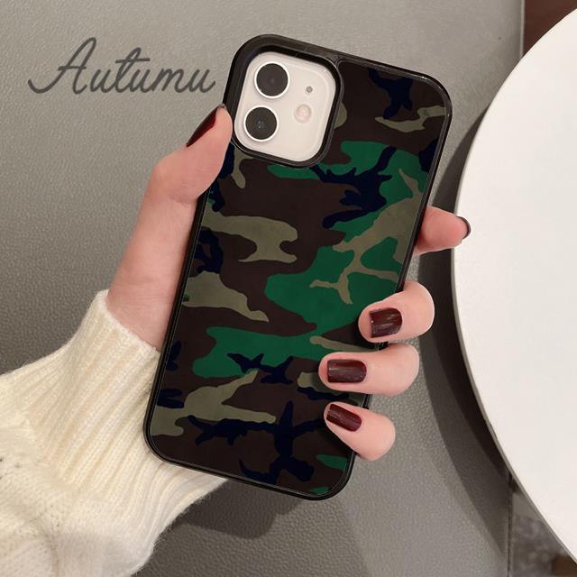 

Військовий чохол для телефону Camouflage Camo для iPhone 11 12 13 14 Pro Max mini X XR XS SE 2020 6 7 8 Plus Galaxy S21 S22 shell Samsung S22ultra