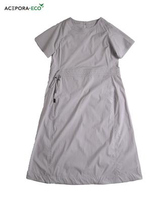 Off Grid [24Ss Ver] Nylon Washer Dress - Gray