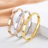 Waterdichte Roestvrijstalen Kruis Armband voor Vrouwen Nieuwe Trend Koppel Armband Luxe Sieraden Accessoires Bruiloft Feest Cadeau