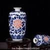 Antique Blue and White Chinese Porcelain Vase - European & American Handicraft for Flower Arrangements