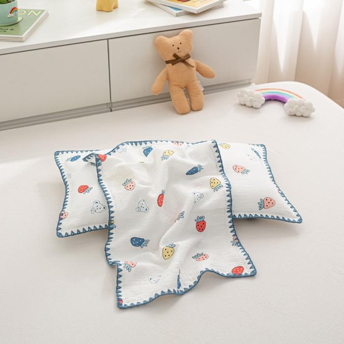 2pc Summer Kids Cotton Cartoon Pillowcase 30x50/48x74cm,A-Type Car Animal Pillow Cover,Cute Pillow Case,Home Dormitory Bedding,