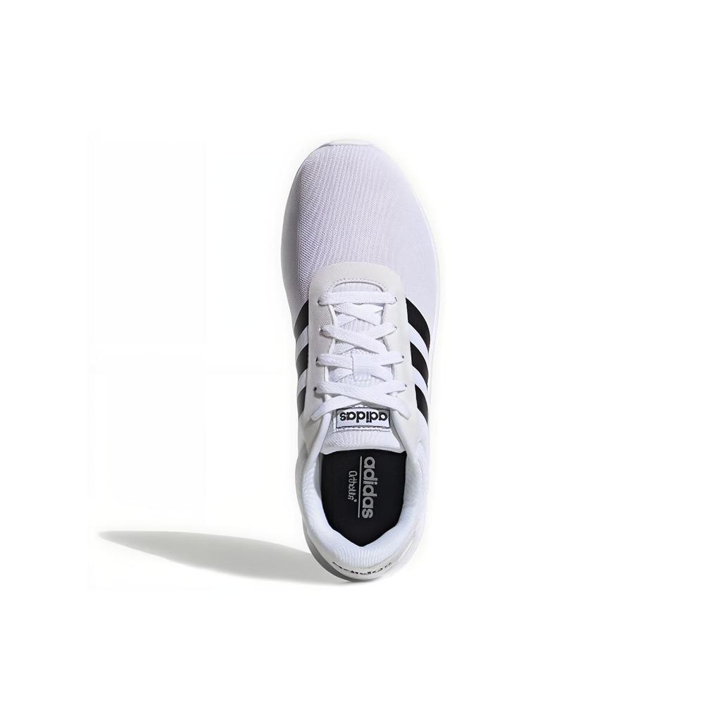adidas Neo Lite Racer 2.0 Comfortable PU Cushioning Lightweight Low-Top Casual Running Shoes Men Sneakers White EG3282