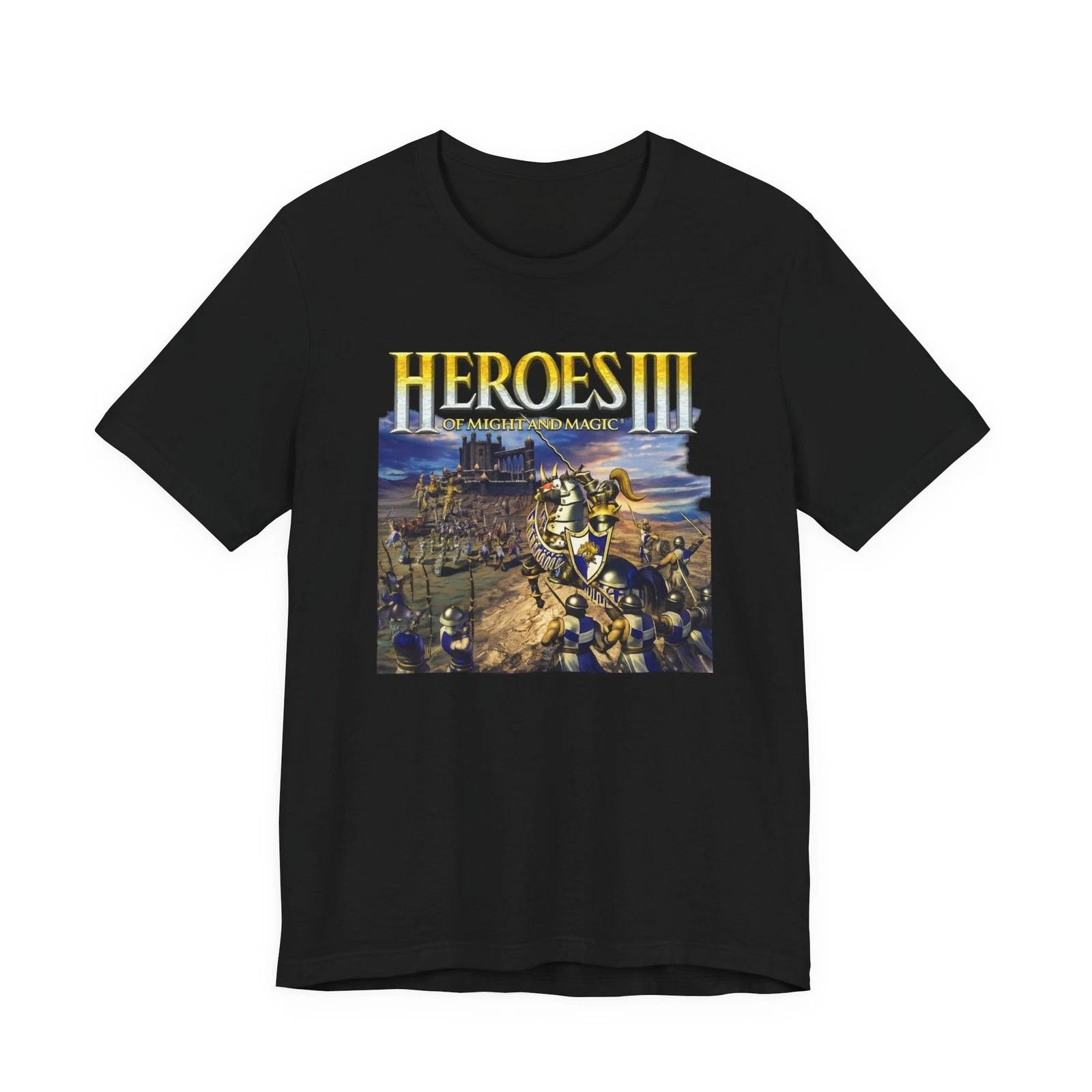 Heroes 3 Of Might and Magic PC Cover Art Unisex Jersey Short Sleeve Tee 4XL