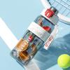 PC 800ml Sports Water Bottle Leak Proof Outdoor Sports Kettle Fashion Colorful Plastic Cup  Unisex