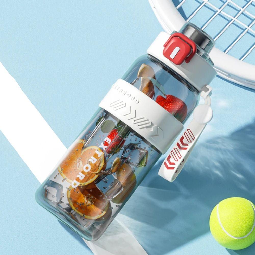 PC 800ml Sports Water Bottle Leak Proof Outdoor Sports Kettle Fashion Colorful Plastic Cup Unisex