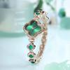 Four leaf clover bracelet quartz watch, the best gift for girls