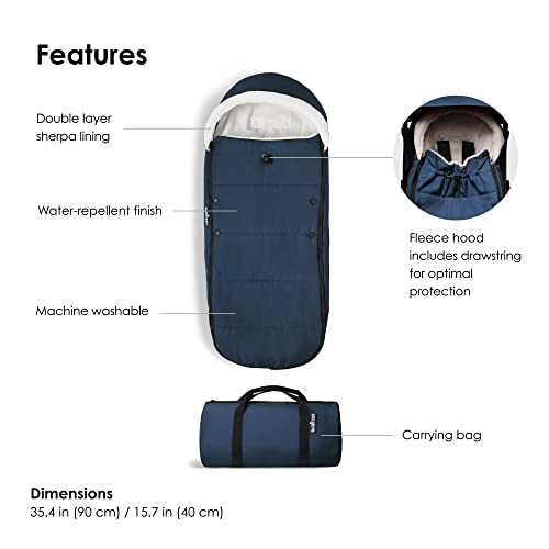 Stokke Official YOYO Footmuff, Navy Blue