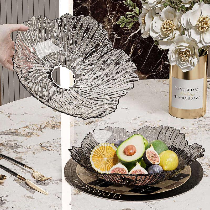 Creative Petal-Shaped Fruit and Snack Tray