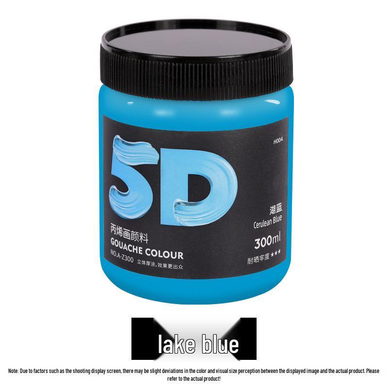 Lata de Pintura Acrílica de 300 ml: Impermeable, Ideal para Estudiantes de Arte, Proyectos de Bricolaje y Arte Pintado a Mano por Niños