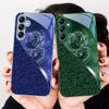 Dragon Totem Rose Purple For Samsung A20 30 22 23 24 25 26 31 32 A33 34 35 42 50 51 52 53 54 55 56 70 71 72 73 glass phone case