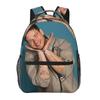 Retro Evan Buckley 9-1-1 Season Backpacks Boys Girls Bookbag Students School Bags Cartoon Rucksack Shoulder Bag Large Capacity
