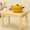 Toys Toy Model Model Furniture Wooden Tea Table Simulation Wood Table 1:12 Dollhouse Kids Play Toys