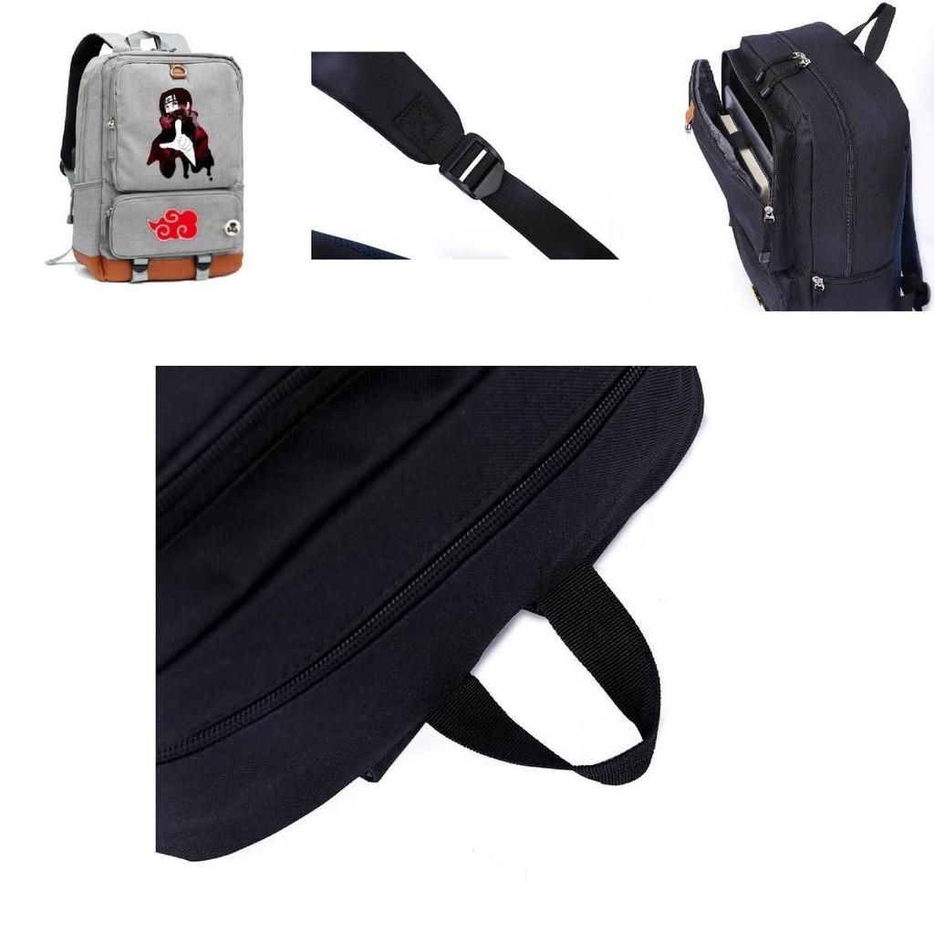 Large Capacity Naruto Backpack With Multicolor Print Design