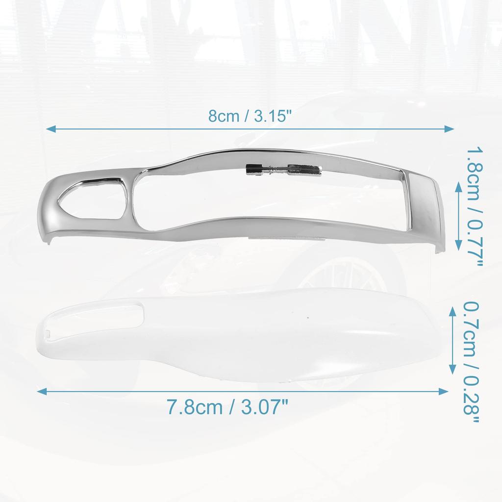 ACROPIX Car Remote Key Cover Case for Porsche and Macan, 3-Piece Set, White