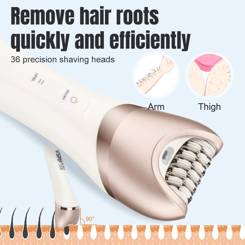 New Multifunctional Women's Epilator 6 In 1 Full Body Shaver USB Electric Washable Epilator Set