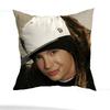 Federa Cuscino Quadrata Stampa Double-Sided Peluche Corto Copricuscino Divano Camera da Letto Comodino T-Tom Kaulitz Bill Kaulitz