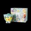 JOYYE Hand-painted Gardenia Ceramic Cup Set (2-pack)