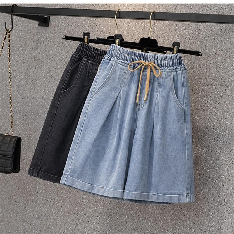

Summer Jeans Shorts Pants Women Pants Loose Casual Denim Female Casual Trousers 4XL