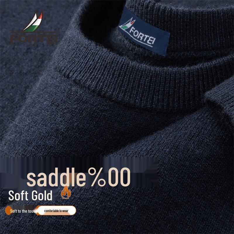 

Futing Men s 100% Cashmere Round Neck Sweater 54