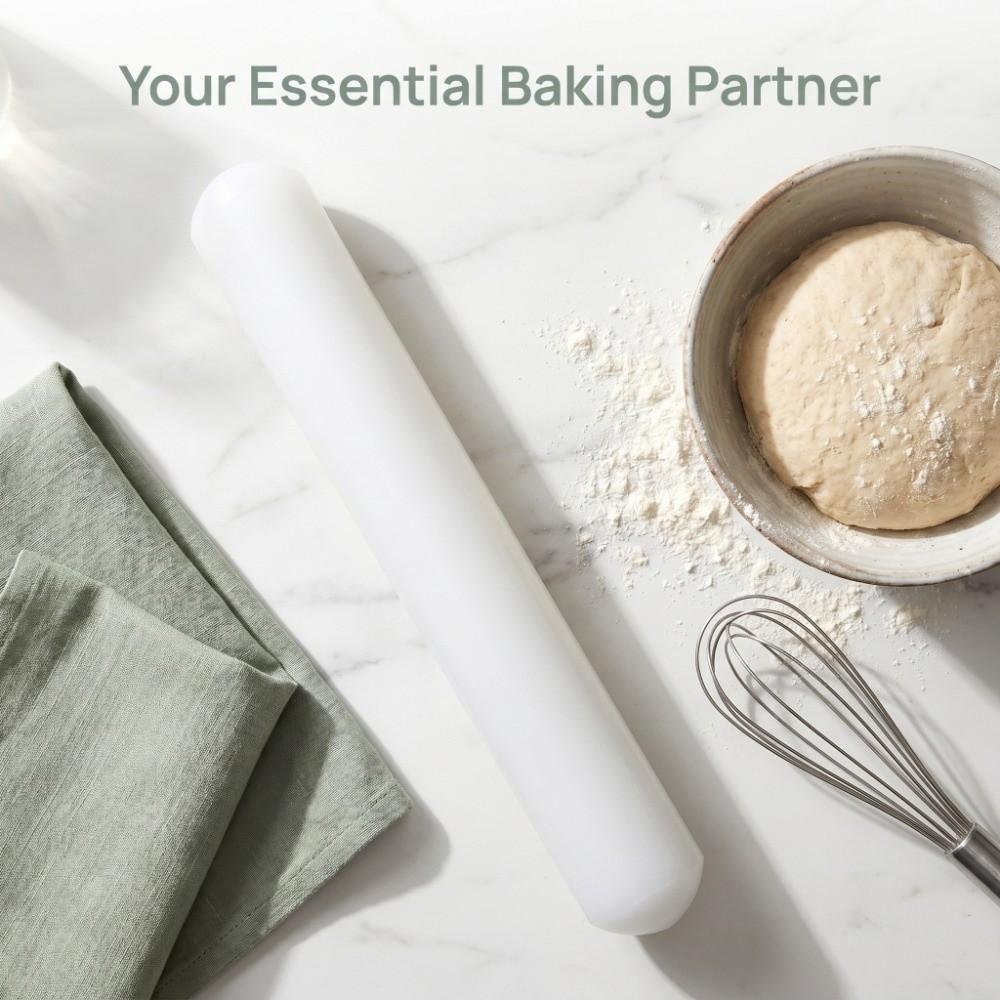 5pcs Non-Stick Dough Roller PP Fondant Rolling Pin Professional PP Rolling Pin Bakery