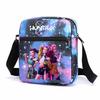 KPOP Oxford Cloth Print Crossbody Lunch Bag for Students Casual Shoulder Bag with Cartoon Design
