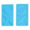 Tic Tac Toe Game Board and X O Silicone Molds Set Epoxy Resin DIY Art Craft Mold for Christmas NightA Art Crafts Tools