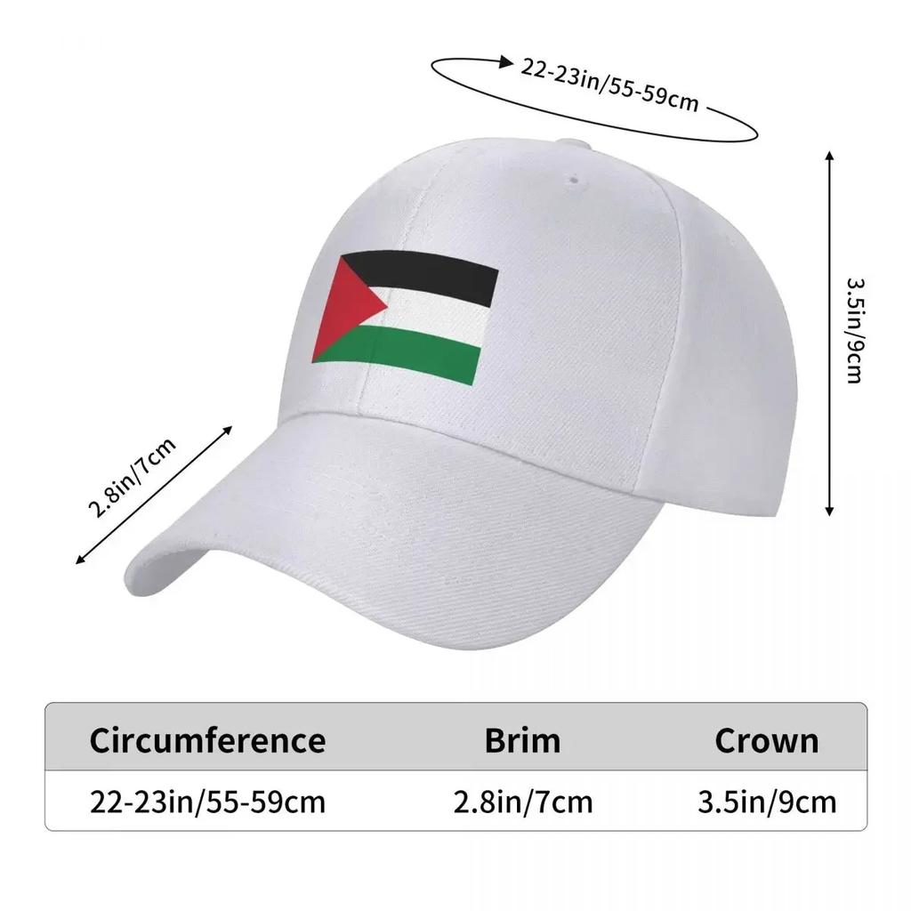 Hat Fashion Baseball Caps Polyester Palestinian Gaza Arabic Hat Sun Caps Adjustable Golf Hats Summer