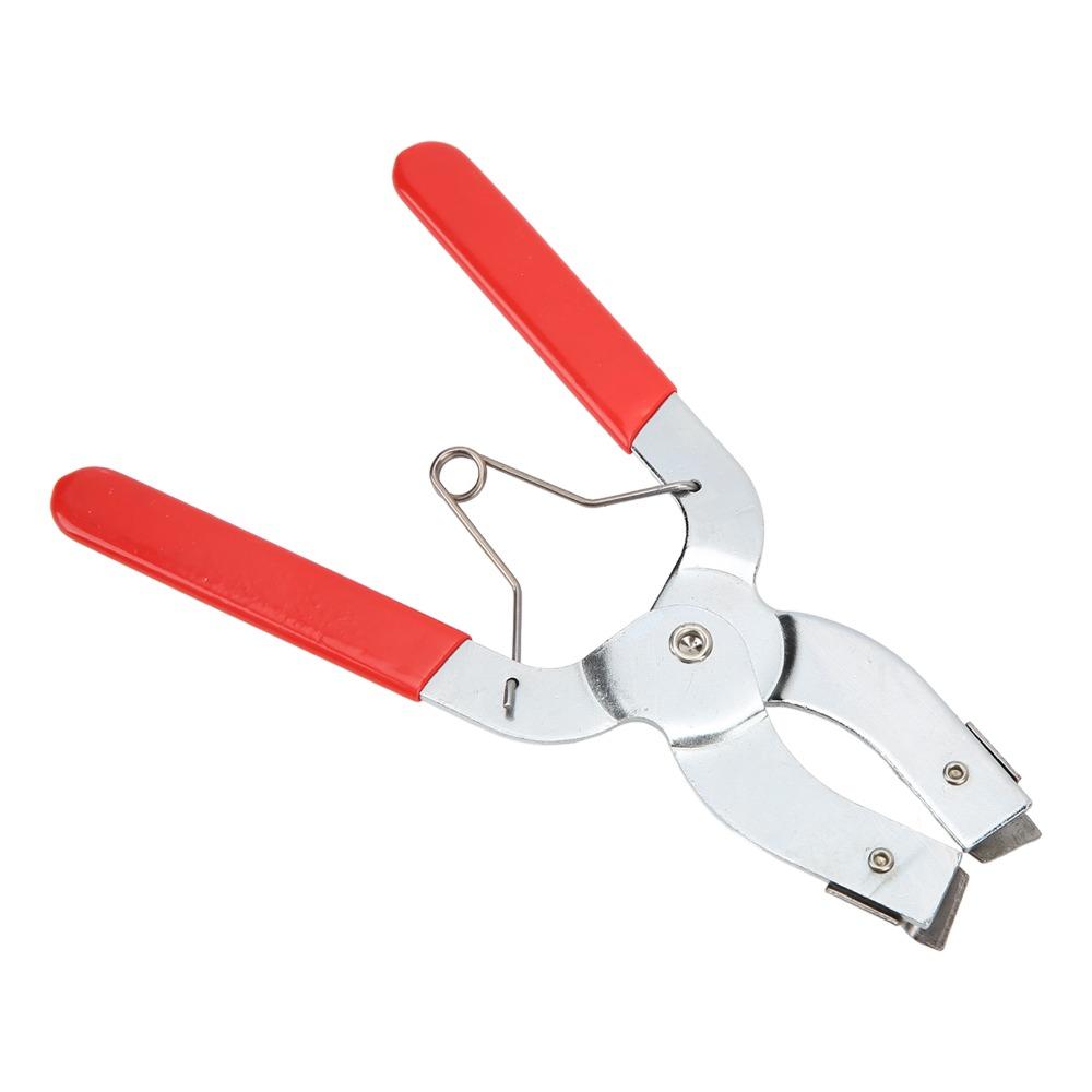 Red Plastic Grips Piston Ring Expander Pliers Heavy Duty Piston Ring Compressor  Auto Repair
