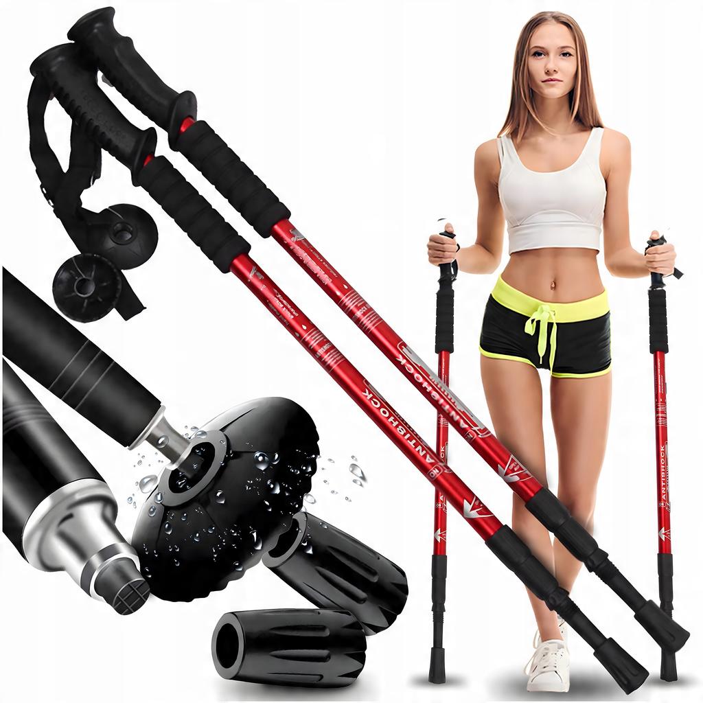 Bastoncini Da Nordic Walking Bastoncini Da Escursionismo Regolabili Trekking