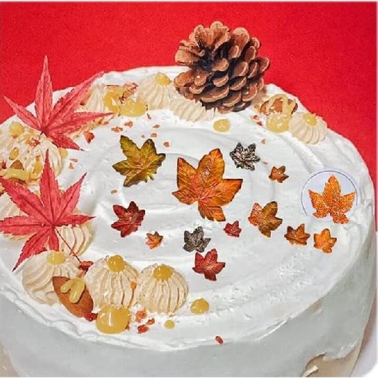 Leaf Mold Silicone Leaves Fondant Molds,Tree Leaves Mold for Cake Decoration,Maple Leaf Candy Molds,Cupcake Topper,Polymer