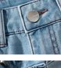 Summer Light Blue Flare Pants - Comfortable Stretch Slimming Denim Long Pants 532