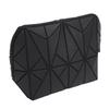 Standing Makeup Bag Foldable Water Proof PVC Travel Cosmetic Organizer One Press Open with Hard Base Detachable Divider