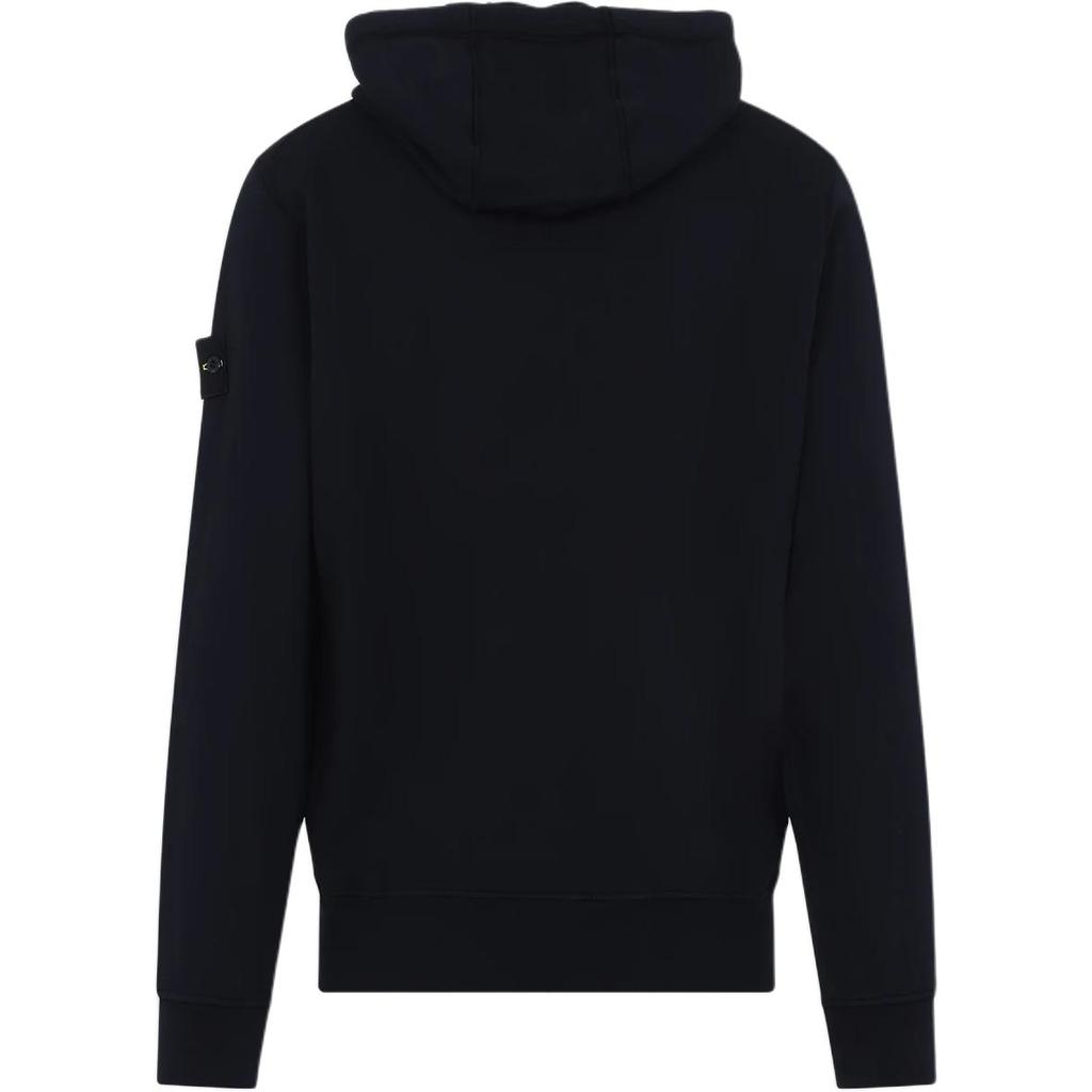 STONE ISLAND Ss25 Long Sleeve Hooded Zipper Solid Jacket Men Jackets Blue K1S156100042-S0051-V0020