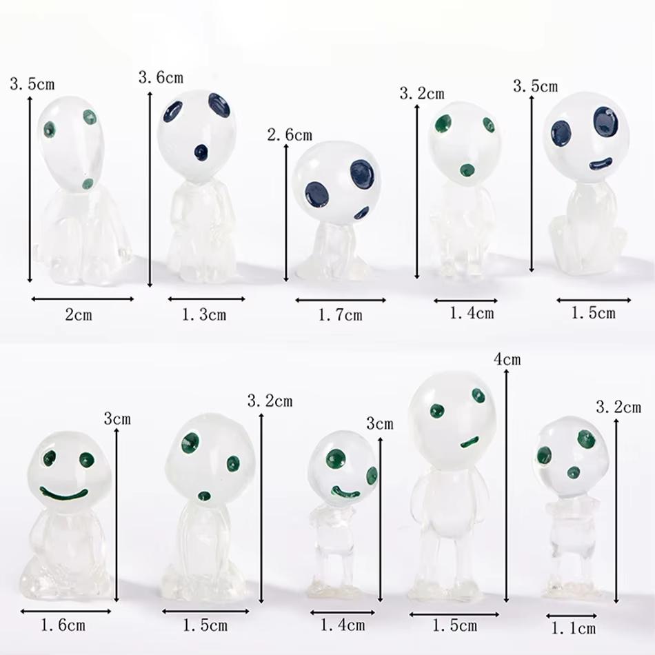 3D Night Light Doll Miniature Christmas Landscape Doll Home Decoration Gift Living Room Halloween Room Decoration Luminous Elf