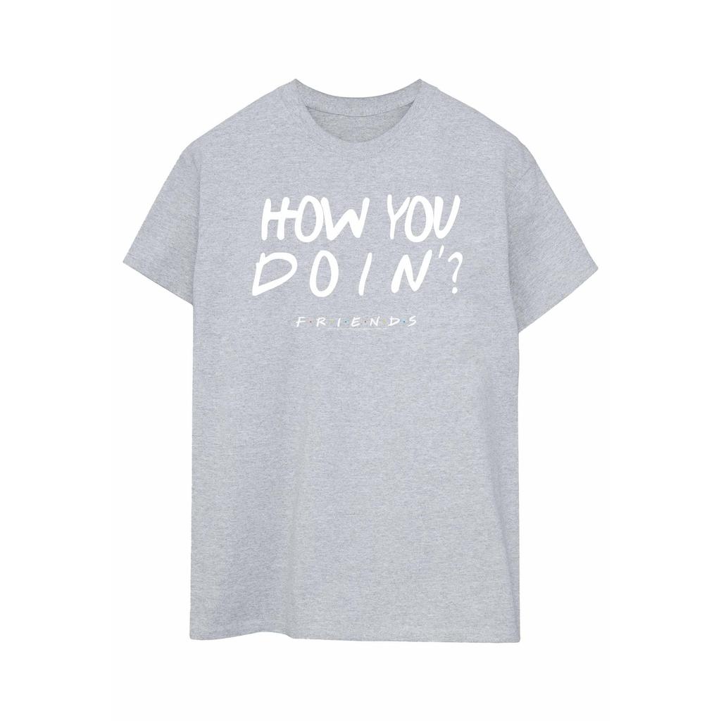 Friends Womens/Ladies How You Doin? Cotton Boyfriend T-Shirt