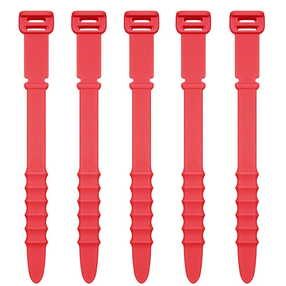 11/1/pcs Reusable Soft Silicone Fastening Cable Ties Cord Organizer for Earphone Mouse Cable Winder Portable Wire Organizer