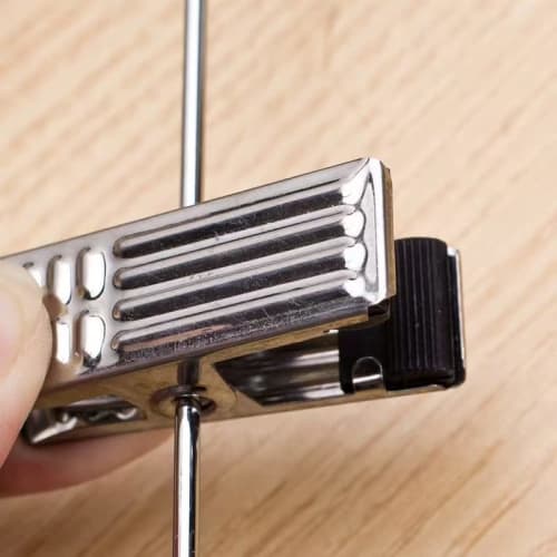 Support Japanese Small and Medium-Sized Businesses with Wooden Hangers with Clips, 360-Degree Rotation, Suit Hangers with Strong Clips, Set of 10, Ant