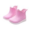 Kids' Non-Slip Ankle Rain Boots - Warm, Waterproof Rubber Shoes for Boys, Girls & Parent-Child, Medium & Large Sizes