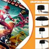 Custom Name Personalized Power Rangers Print Umbrella, Auto Open Close, 8‑Rib Sturdy Frame, Commute Camping Hiking Use, Birthday Gift