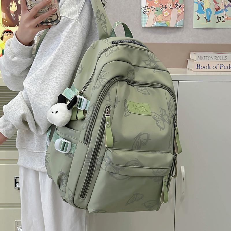 Reflective Butterfly Backpack for Middle & High School Girls – Versatile Shoulder Bag for Students