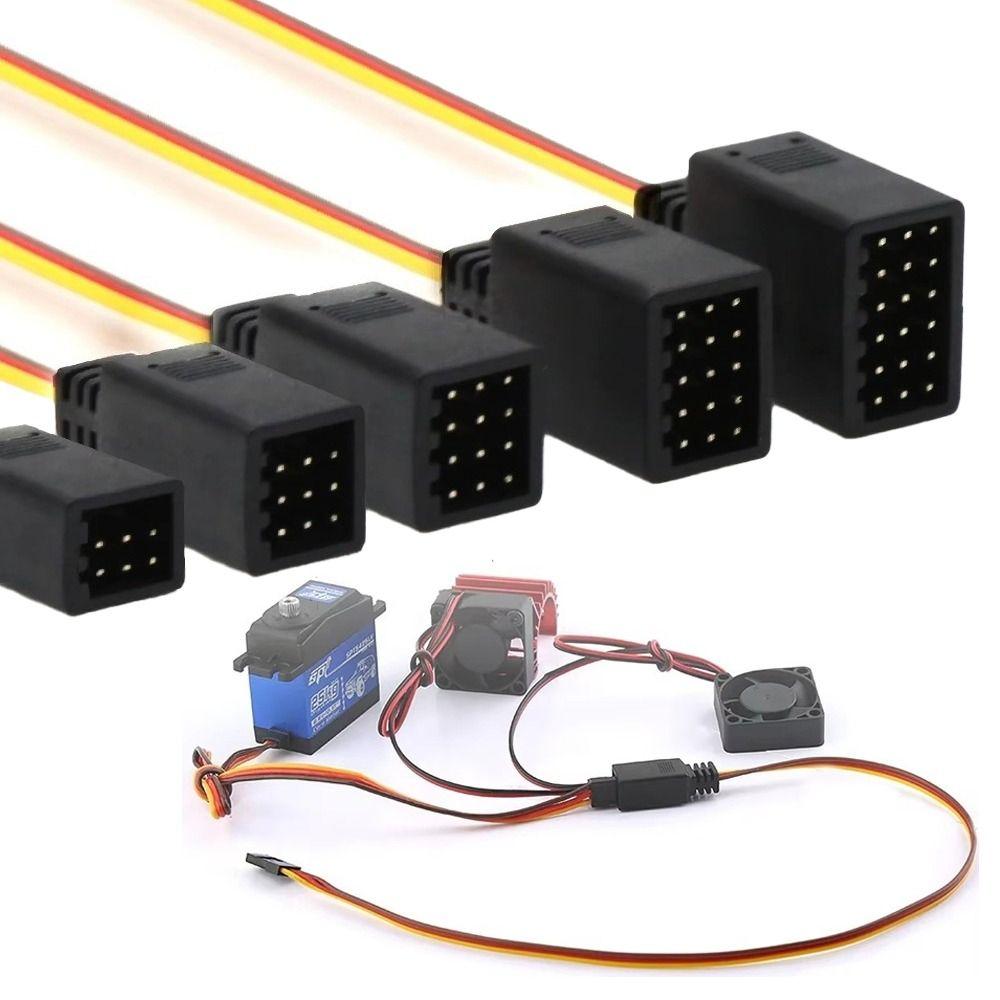 Length 350mm Remote Control Cable Remote Control Servo Extender Wire  for Servo Fan