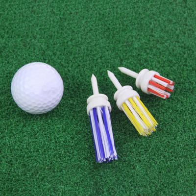 5 Pièces Tees de Golf Faible Résistance Piquer Sans Effort Accessoire Tête en Soies Practice de Golf