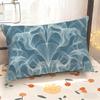 Blue Ocean Wave Pattern Pillowcase Suitable For Sofa Bedroom Car Pillow Cover Cushion Rectangular Back Cushion