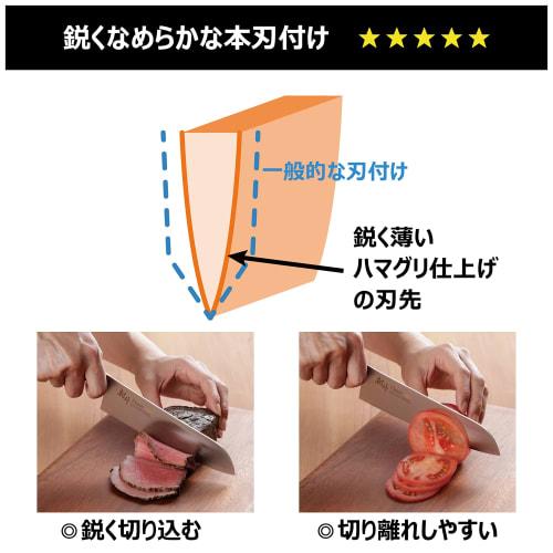 Shimomura Kogyo Made In Japan Damascus Knife Unryu Santoku 170mm VG-10 33 Layers Elegant Haze Pattern UNR-01 Made In Niigata Tsubame-Sanjo