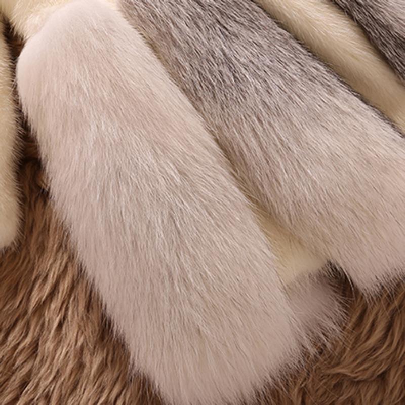 Winter new imitation fur coat women's imitation mink coat medium and long women's clothing