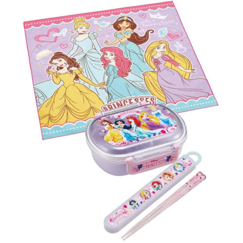 Skater Kids' Lunch Cloth, 43x43cm, Made in Japan, Disney Princess, 24, KB4-A