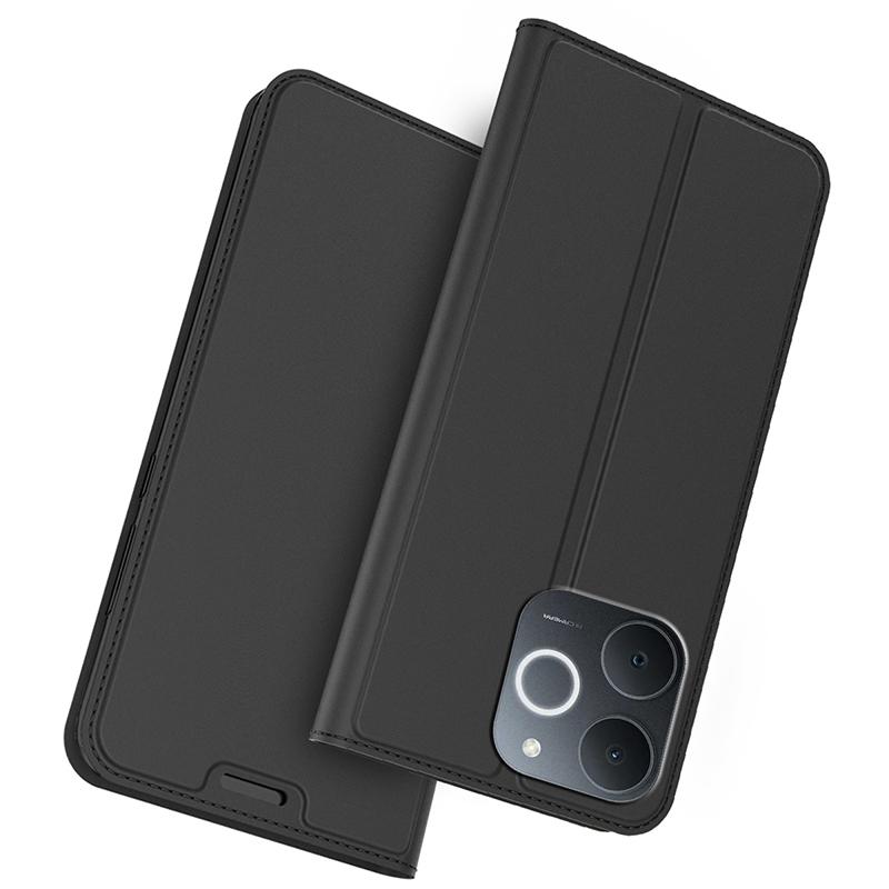For Realme Note 70T 4G/Narzo 80 Lite 4G Case PU Leather Phone Cover with Card Holder Stand
