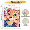Disney Oil Painting Cheetah Cub Handmade Diy Art Painting Home Decoration