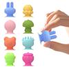 Silicone Sensory Texture Suction Cup Toy 8Pieces For Stress Reduction and Hand Relaxing Great for Office Adult Student